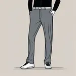 dark gray trousers image